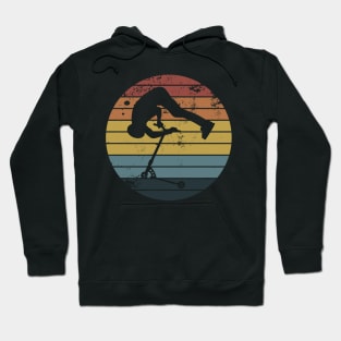 Stunt scooter vintage sun Hoodie